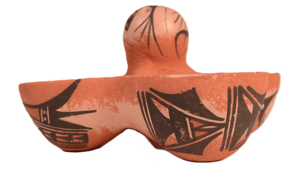 Zuni Pueblo Egg Dish Pottery By Tonia Fonenelle