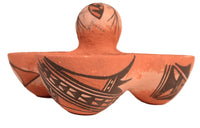 Zuni Pueblo Egg Dish Pottery By Tonia Fonenelle
