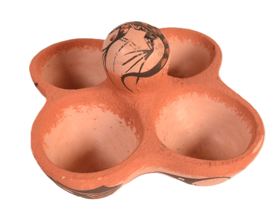 Zuni Pueblo Egg Dish Pottery By Tonia Fonenelle