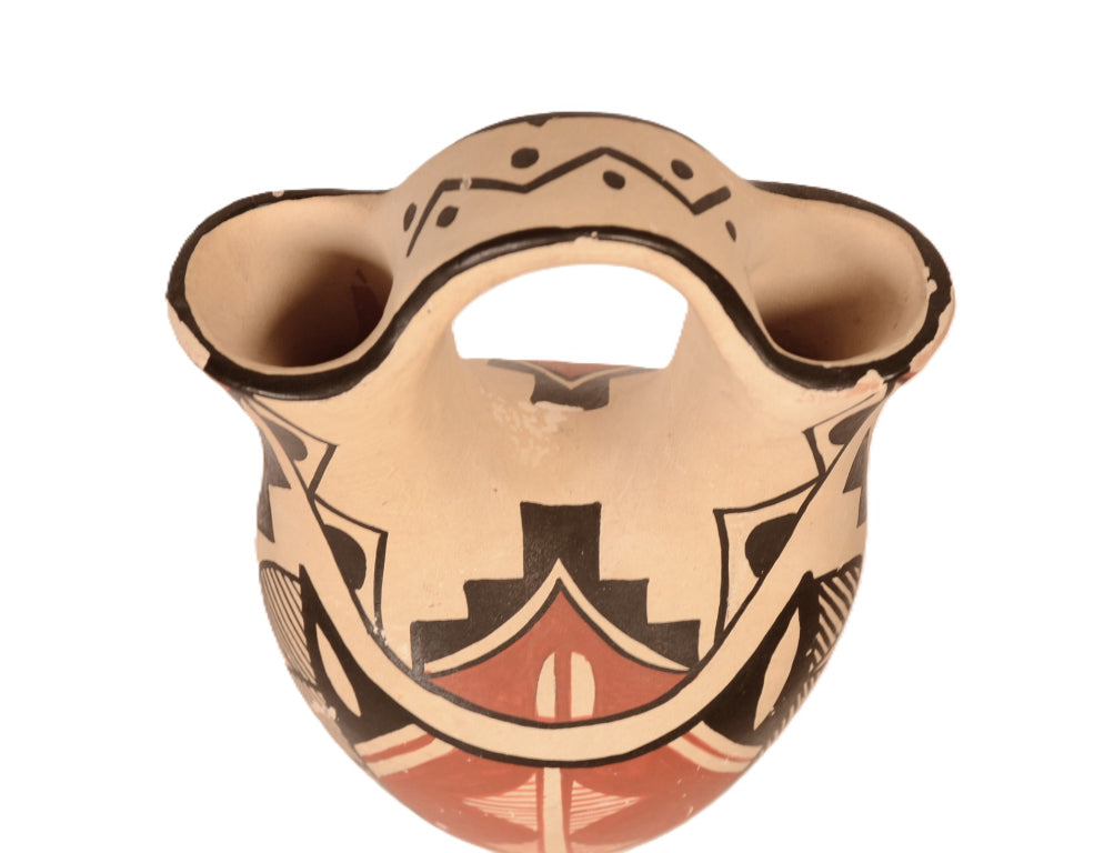 Jemez Pueblo Wedding Jar Pottery By M. C. Tos