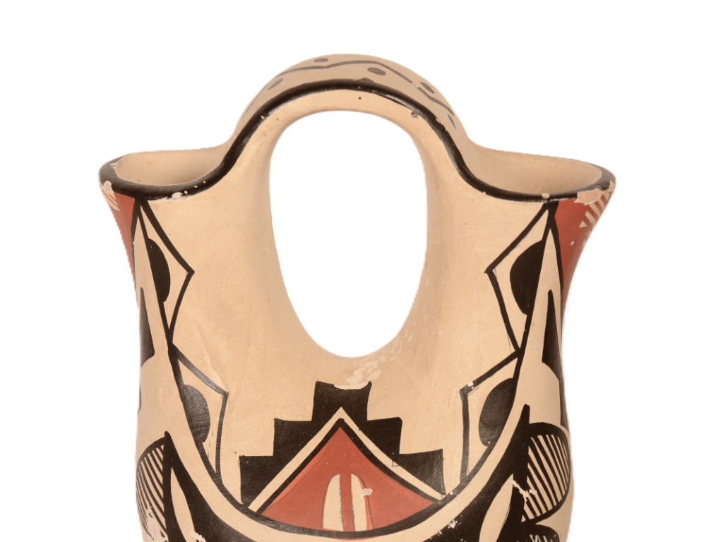 Jemez Pueblo Wedding Jar Pottery By M. C. Tos