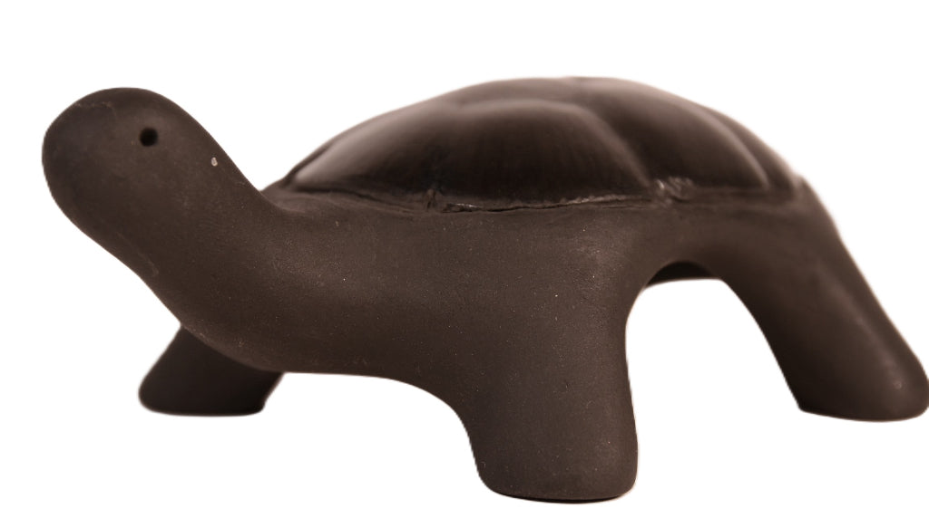 Santa Clara Pueblo Turtle Pottery By Alvin Baca