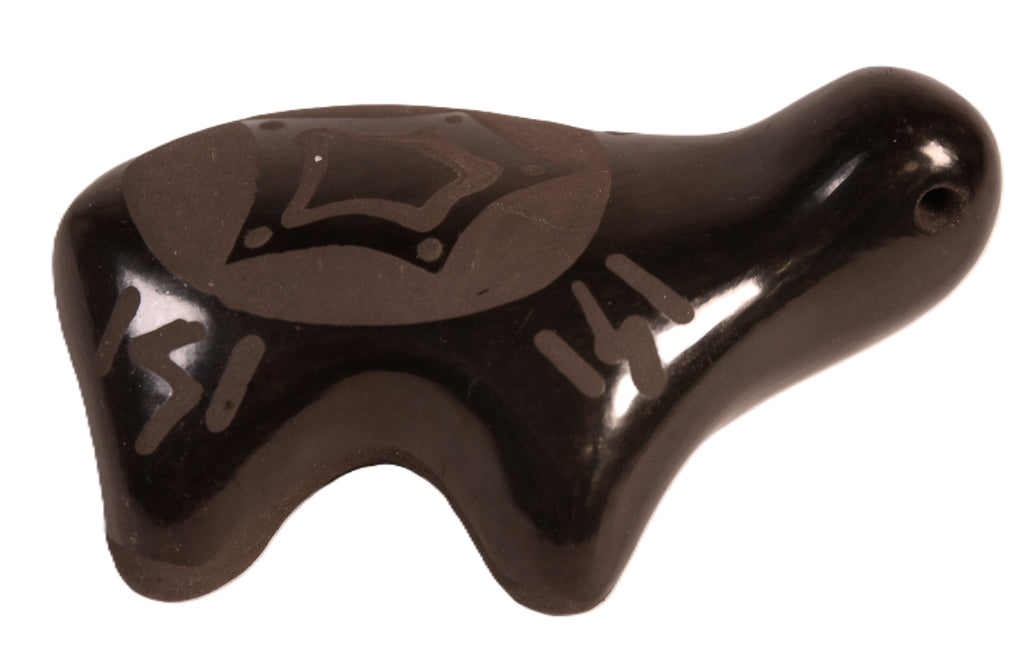 Santa Clara Pueblo Turtle Pottery By Mary Sisneros