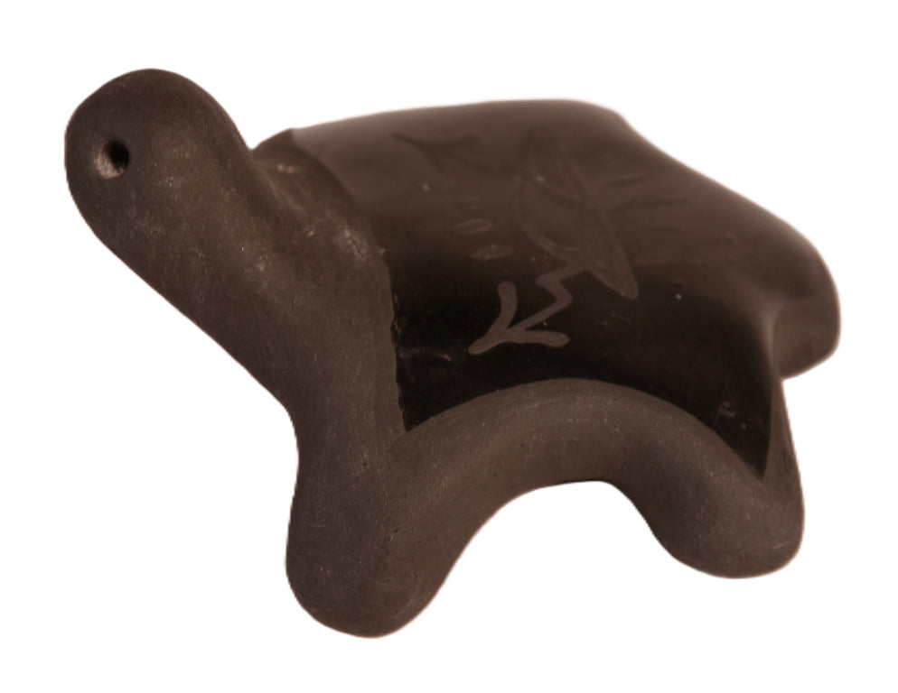 Santa Clara Pueblo Turtle Pottery By Mary Sisneros