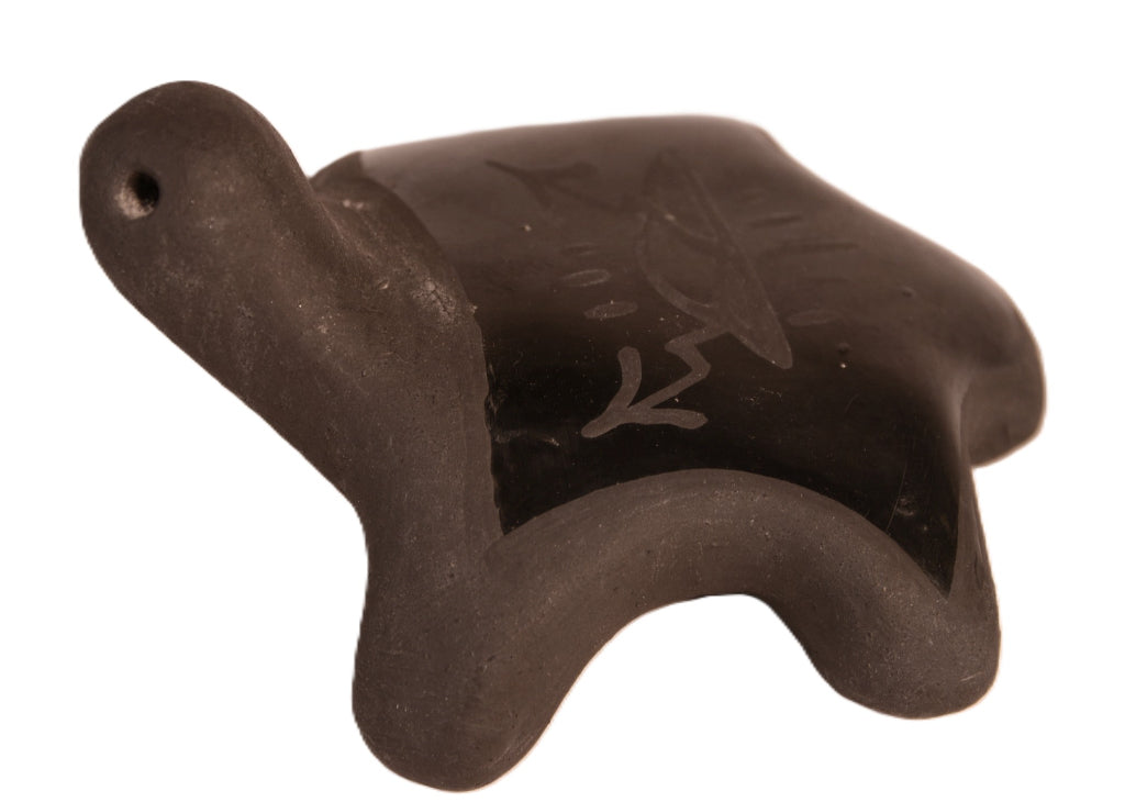 Santa Clara Pueblo Turtle Pottery By Mary Sisneros