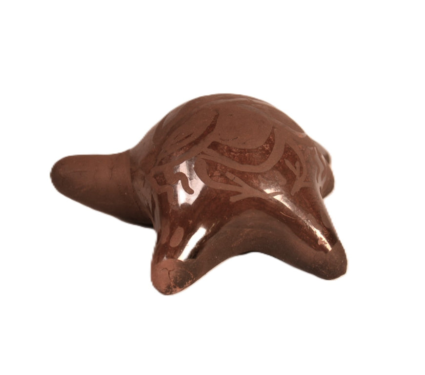 Santa Clara Pueblo Turtle Pottery By Rencie