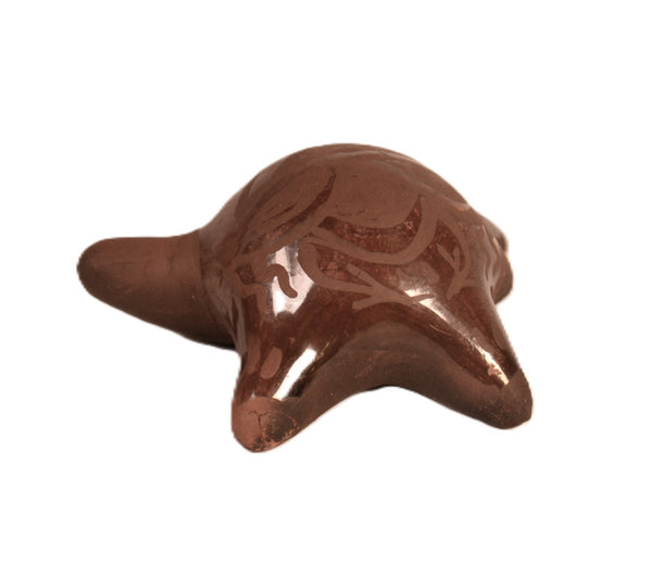 Santa Clara Pueblo Turtle Pottery By Rencie