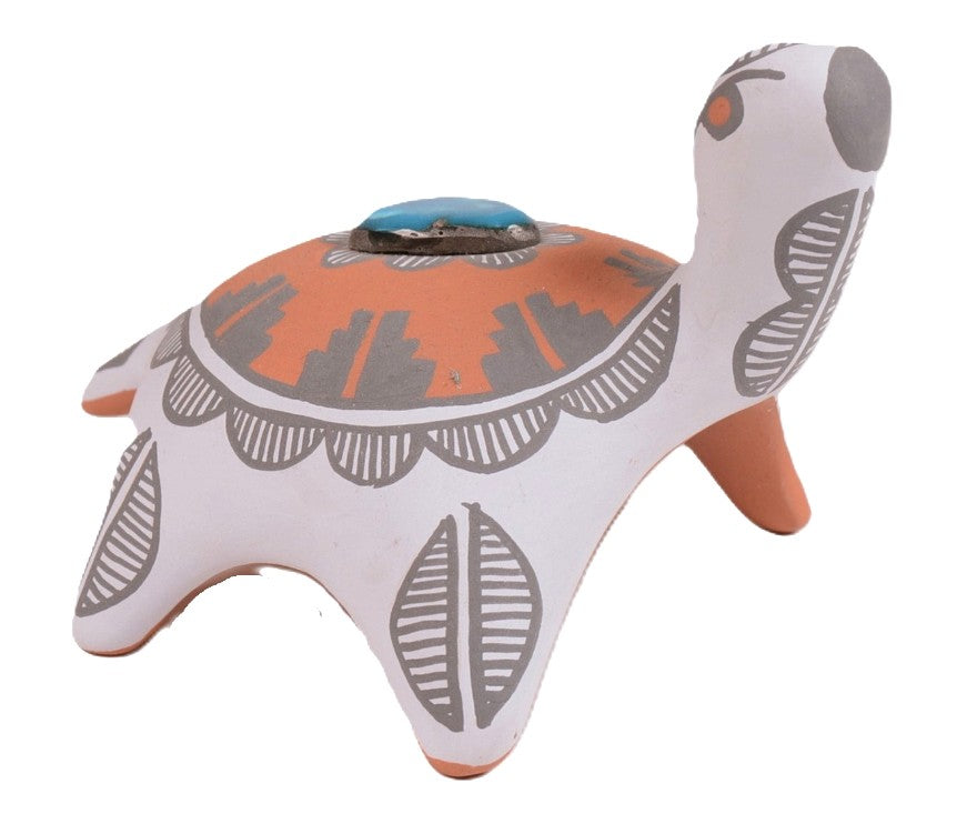 Santa Clara Pueblo Turtle Pottery By Mary Small