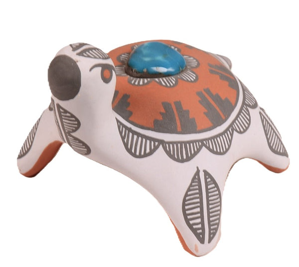 Santa Clara Pueblo Turtle Pottery By Mary Small
