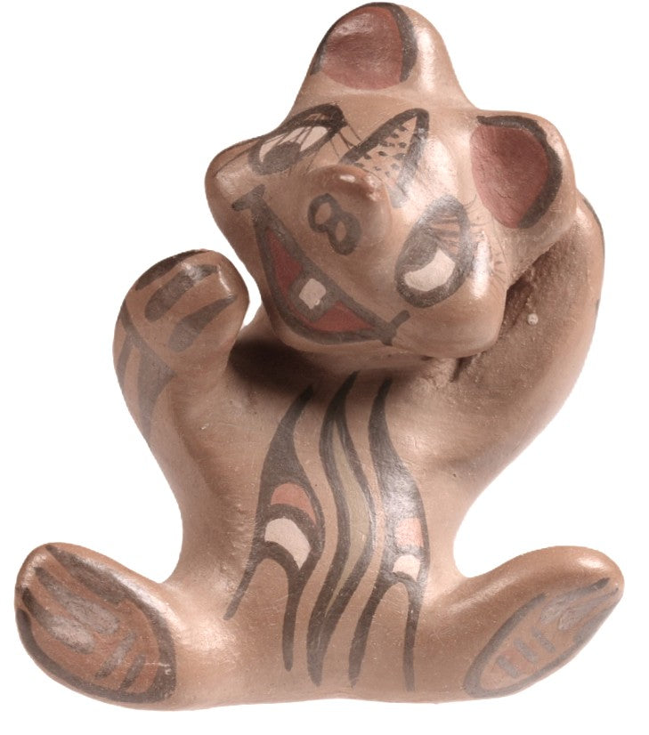 Santa Clara Pueblo Bear Pottery By Margaret and Luther