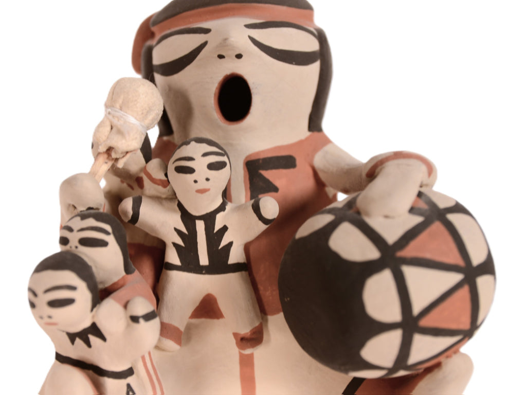Cochiti Pueblo Storyteller Pottery Doll By J. Suina