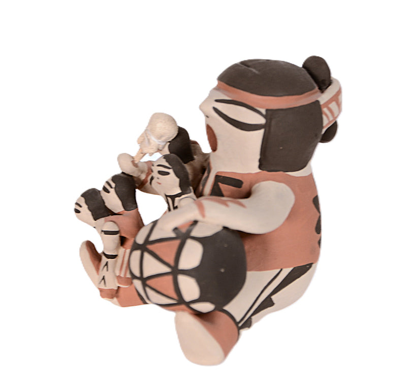 Cochiti Pueblo Storyteller Pottery Doll By J. Suina