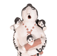 Acoma Pueblo Storyteller Pottery Doll By S.L. Stevens