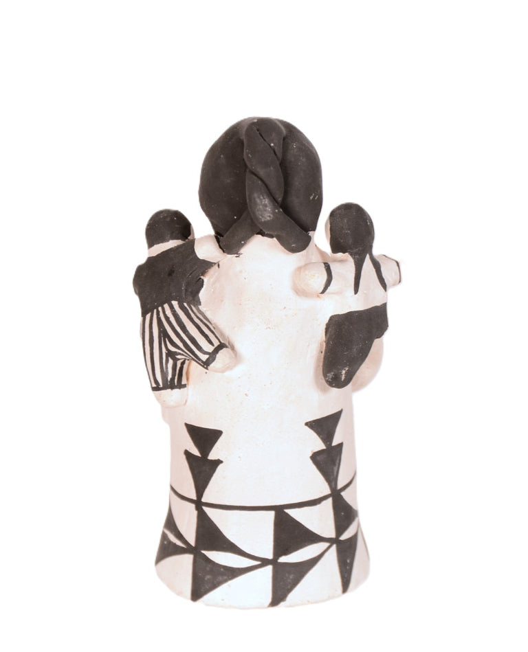 Acoma Pueblo Storyteller Pottery Doll By S.L. Stevens