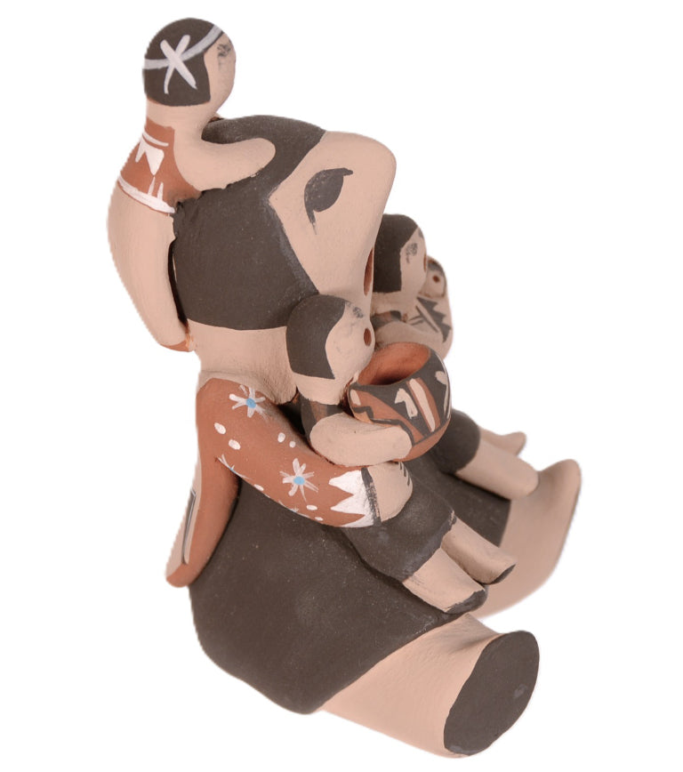 Jemez Pueblo Storyteller Pottery Doll By Judy Toya