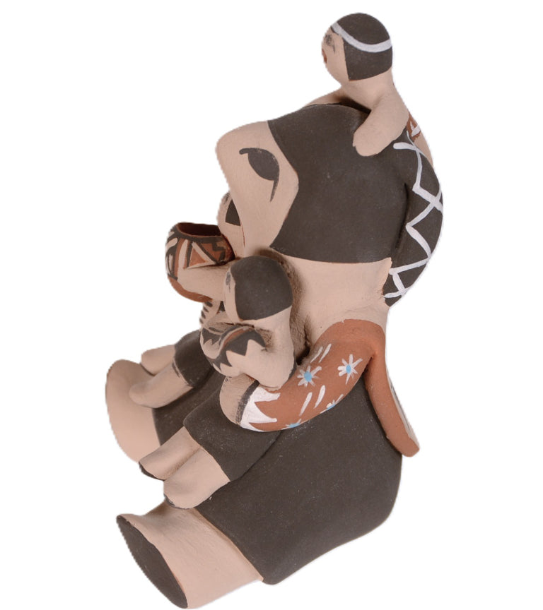 Jemez Pueblo Storyteller Pottery Doll By Judy Toya