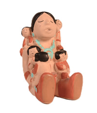 Hopi Pueblo Story Teller Doll By Teissedre Pair of 2