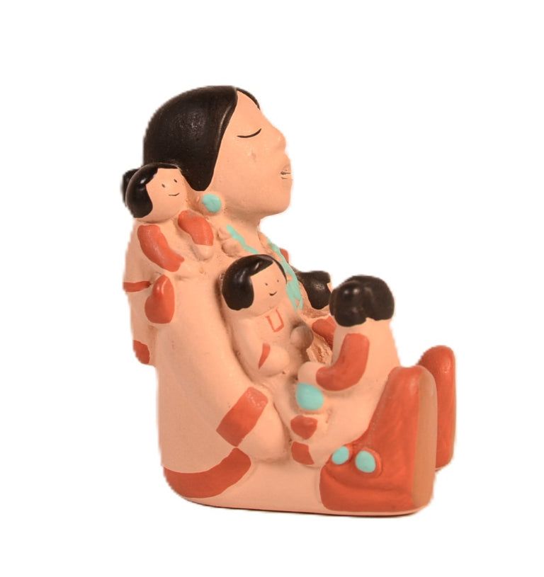 Hopi Pueblo Story Teller Doll By Teissedre Pair of 2