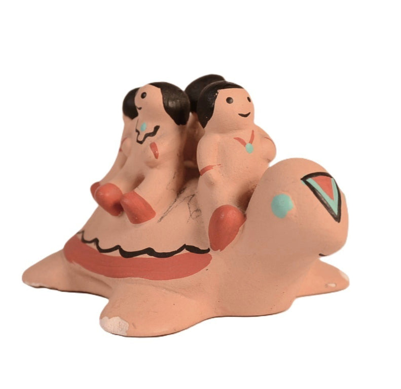 Hopi Pueblo Story Teller Doll By Teissedre Pair of 2