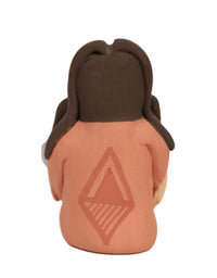 Jemez Pueblo Storyteller Pottery Doll By E. B.