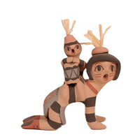 Jemez Pueblo Storyteller Clown Pottery Doll By Chrislyn Fragua