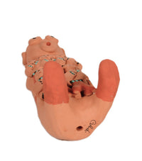 Hopi Pueblo Mudhead Storyteller Pottery Doll By G. Parti