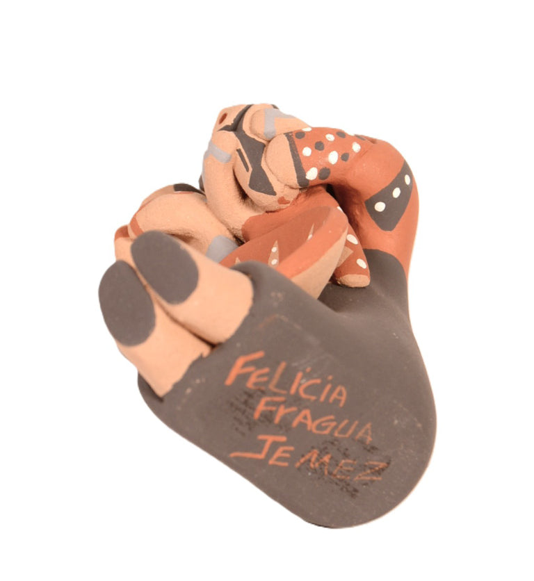 Jemez Pueblo Storyteller Pottery Doll By Felicia Fragua