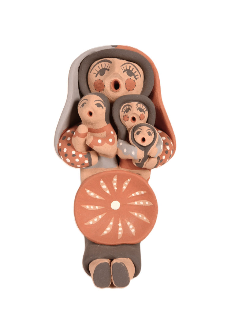 Jemez Pueblo Storyteller Pottery Doll By Felicia Fragua