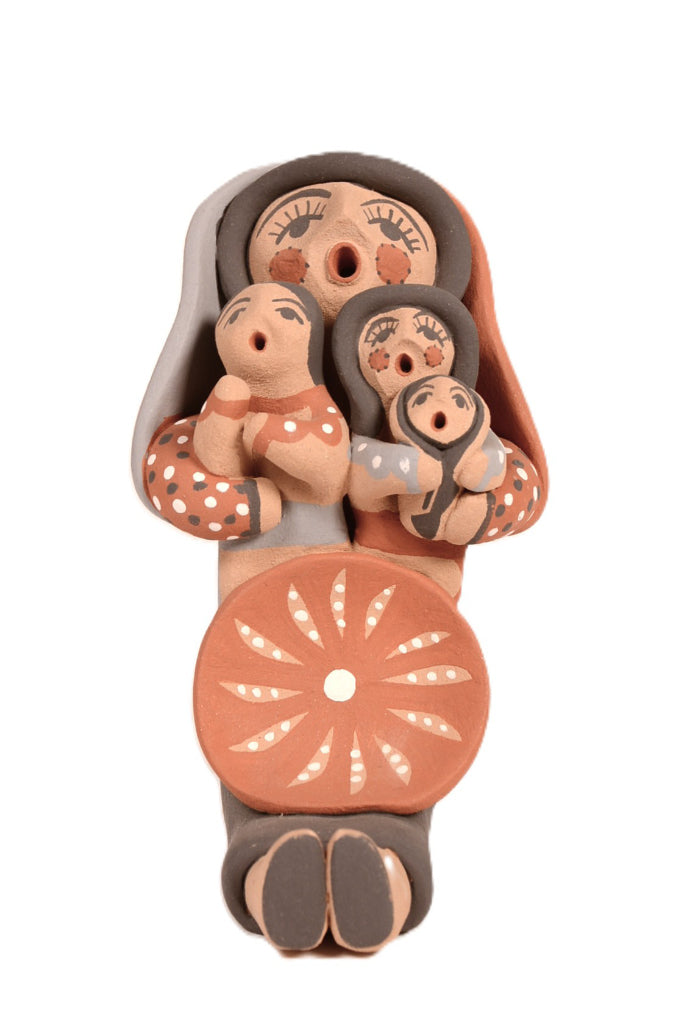 Jemez Pueblo Storyteller Pottery Doll By Felicia Fragua
