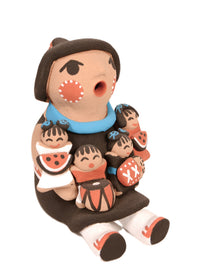 Jemez Pueblo Storyteller Pottery Doll By Tim Tosa