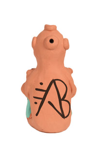 Navajo Storyteller Mudhead Pottery Doll By Geneve Bitoni