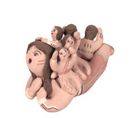 Jemez Pueblo Laying Down Storyteller Doll Pottery By B. Fragua