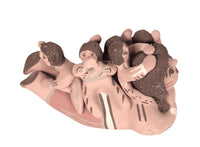 Jemez Pueblo Laying Down Storyteller Doll Pottery By B. Fragua
