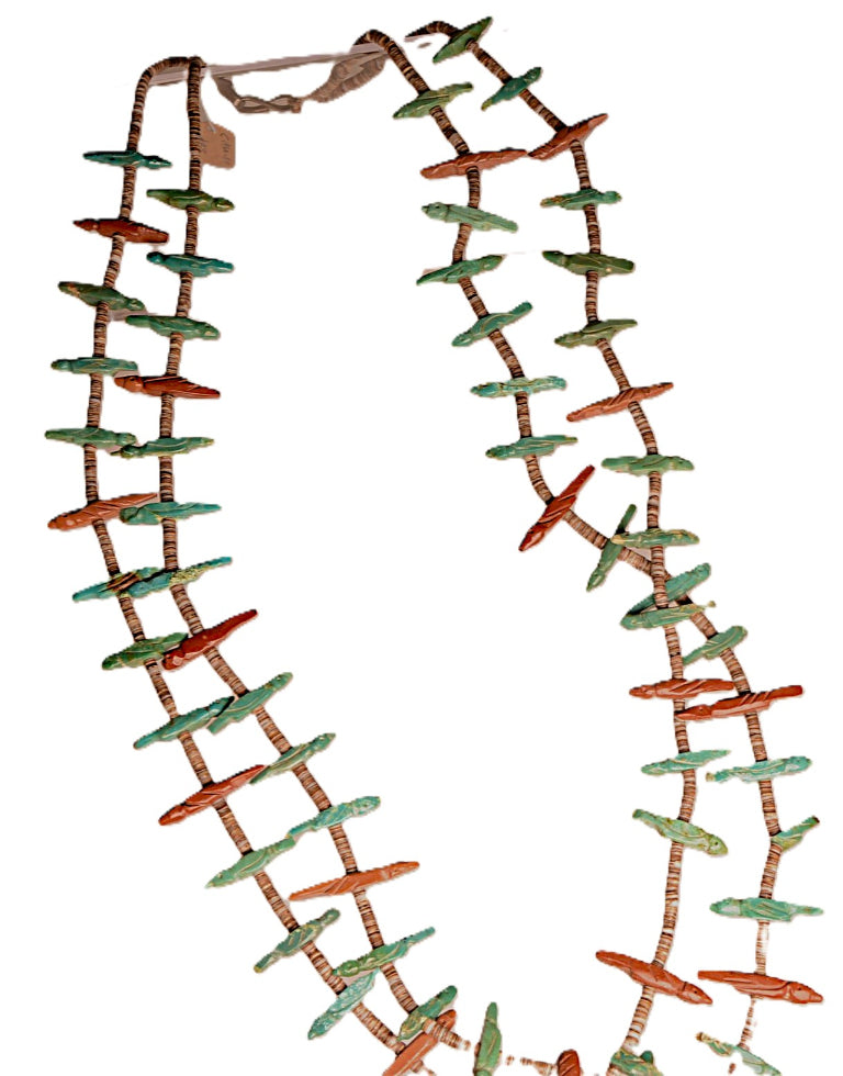 Zuni Pueblo Birds Fetish Necklace