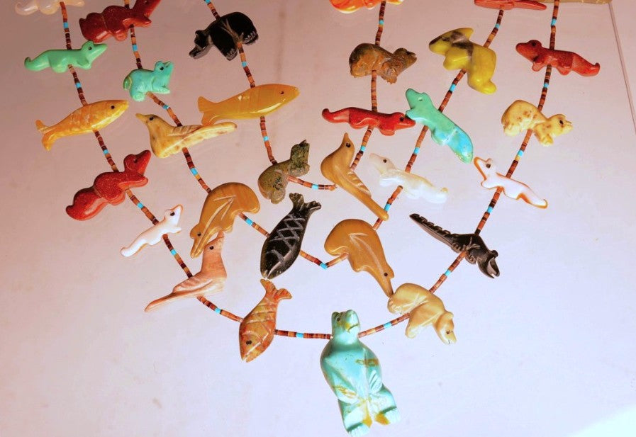 Zuni Pueblo Fetish Necklace