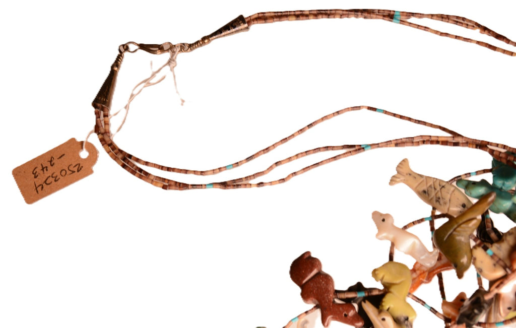 Zuni Pueblo Fetish Necklace