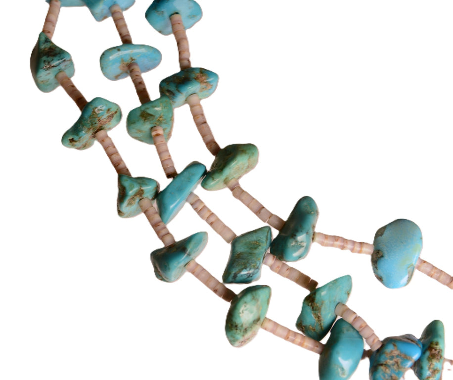 Navajo Turquoise Nugget Necklace