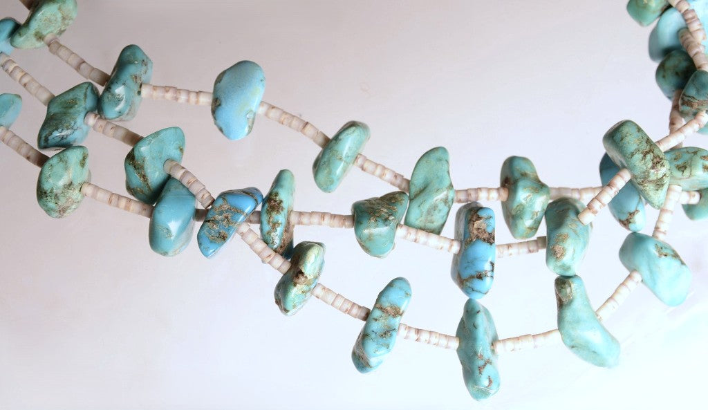 Navajo Turquoise Nugget Necklace