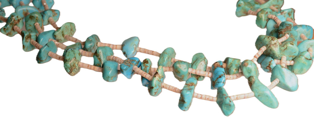 Navajo Turquoise Nugget Necklace