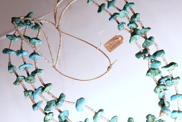 Navajo Turquoise Nugget Necklace
