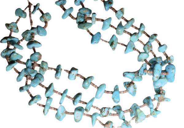 Navajo Turquoise Nugget Necklace