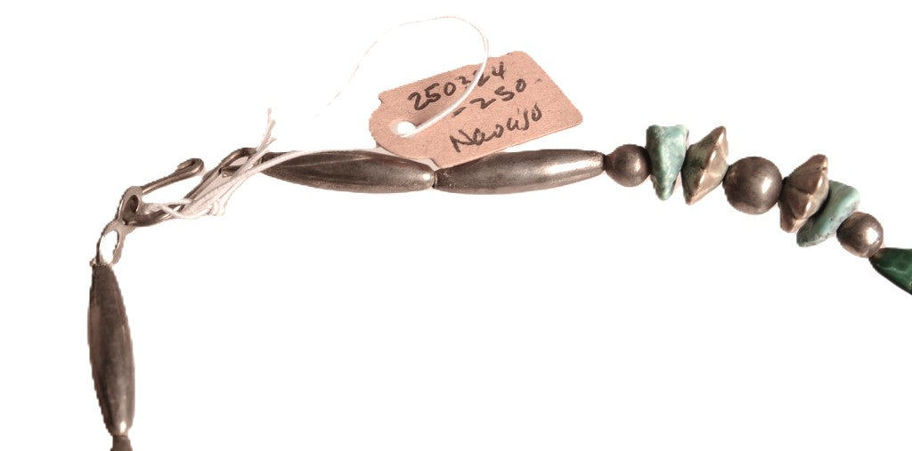 Navajo Turquoise and Malachite Necklace