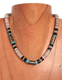 Santo Domingo Pueblo Multi Stone Choker Necklace