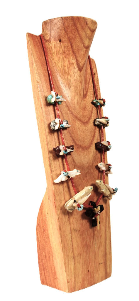 Navajo or Zuni 6 Direction Fetish Necklace