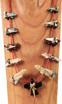 Navajo or Zuni 6 Direction Fetish Necklace