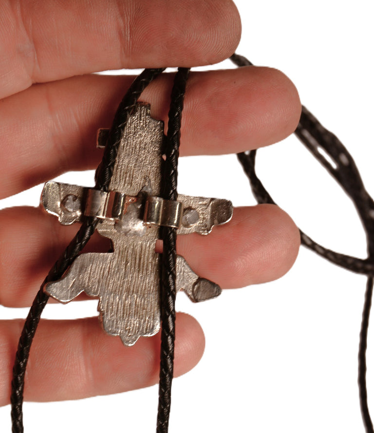 Navajo Sterling Silver Indian Dancer Bolo Tie