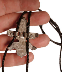Navajo Sterling Silver Indian Dancer Bolo Tie