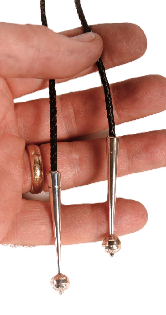 Navajo Sterling Silver Indian Dancer Bolo Tie