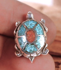 Navajo Sterling Silver Turtle Pin/Tie Tack