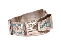 Mexico Silver Watch Band